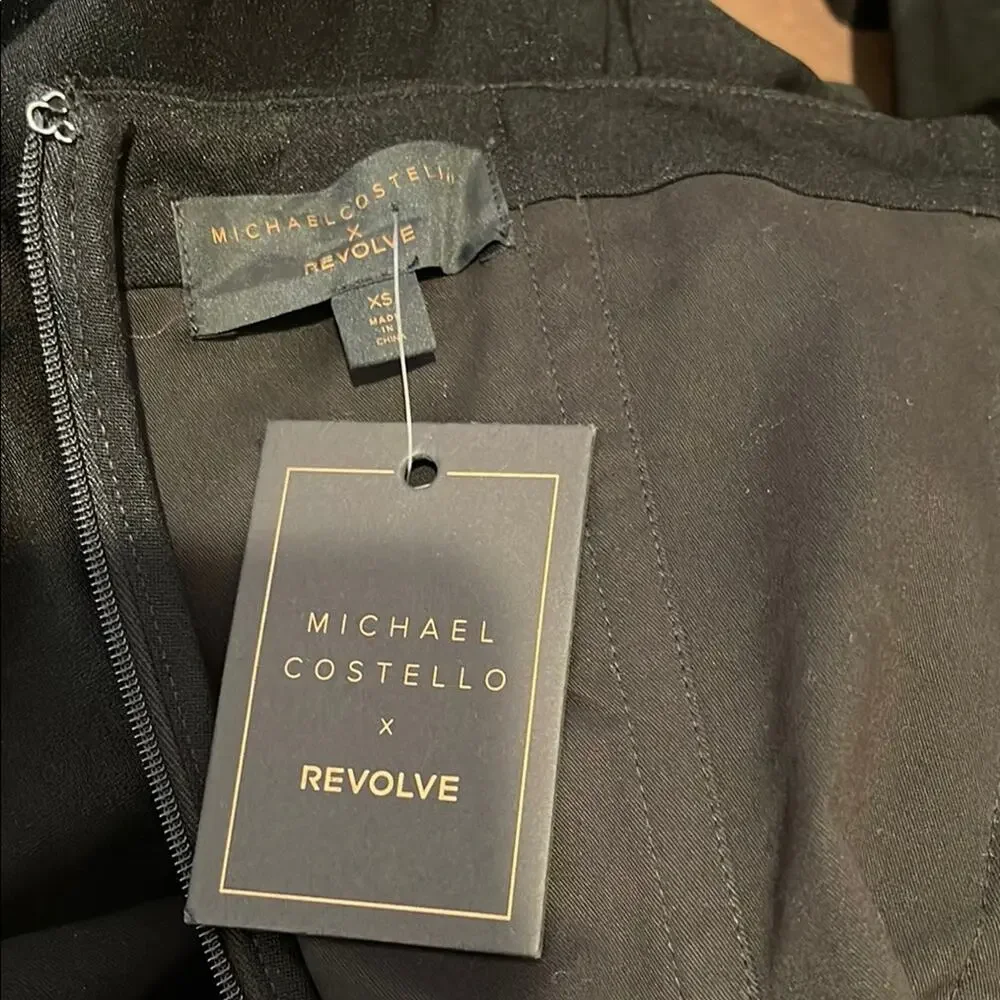 Michael Costello Billie Black Bustier Strapless Bodycon Maxi Dress Size XS - Picture 8 of 8